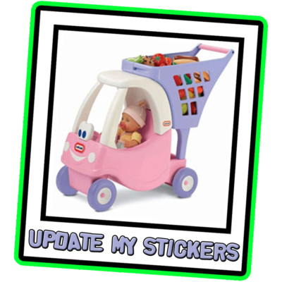 Little Tikes PINK Cozy Shopping Cart Trolley
