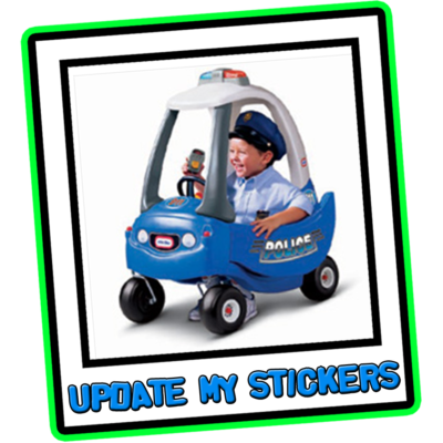 Little Tikes™ Cozy Coupe® II : Police Patrol (Blue)