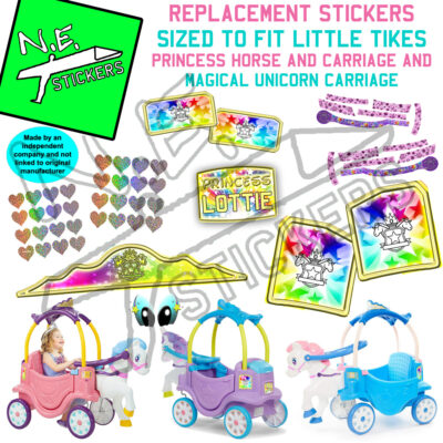Little Tikes Princess Carriage Sticker Set