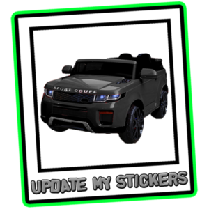 Stickers to fit BBH-118A Range Rover Sport Style car
