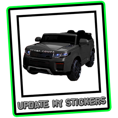 Stickers to fit BBH-118A Range Rover Sport Style car