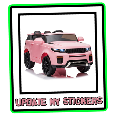 Stickers to fit BBH-118A Range Rover Sport Style car