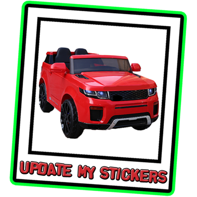 Stickers to fit BBH-118A Range Rover Sport Style car