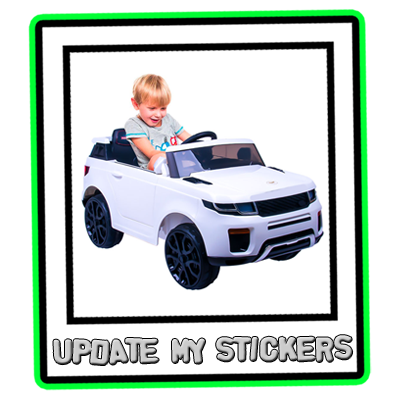 Stickers to fit BBH-118A Range Rover Sport Style car