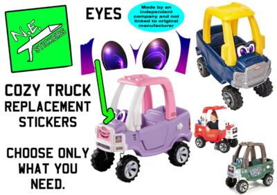 Eye Stickers to fit Little Tikes Cozy Truck
