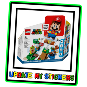 Stickers to fit lego mario starter pack