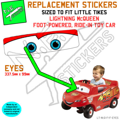 Lightning McQueen Eyes for Kids Car