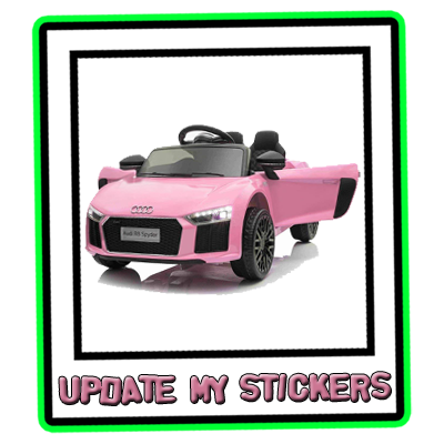 12V Riiroo™ Audi R8 Spyder : Twin Seat : Pink (≤ 2021)