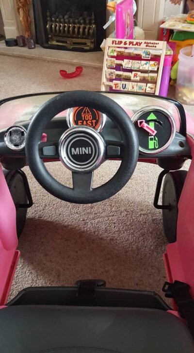 Horn sticker TO FIT Rollplay MINI Cooper Pushbuggy - Image 3