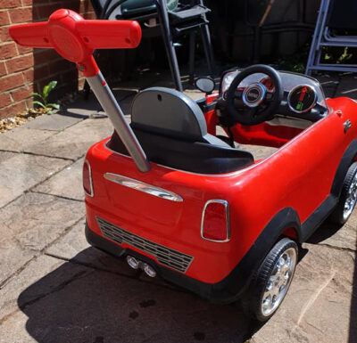 Horn sticker TO FIT Rollplay MINI Cooper Pushbuggy - Image 4