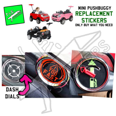 Mini Cooper Pushbuggy dashboard dials